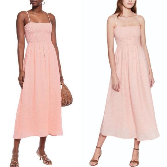Joie Dresses & Skirts - Joie Tilsa Linen Maxi Persimmon Sundress Size XXS